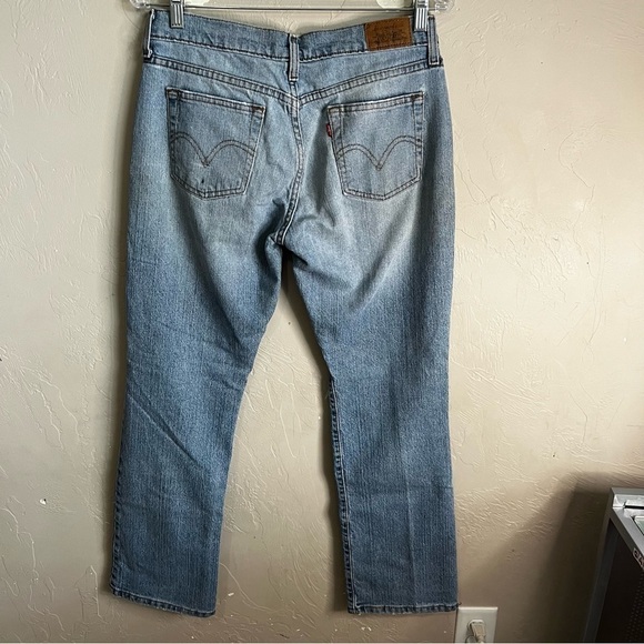 Levi’s 505s Straight Distressed Short Denim Jeans - Picture 4 of 13